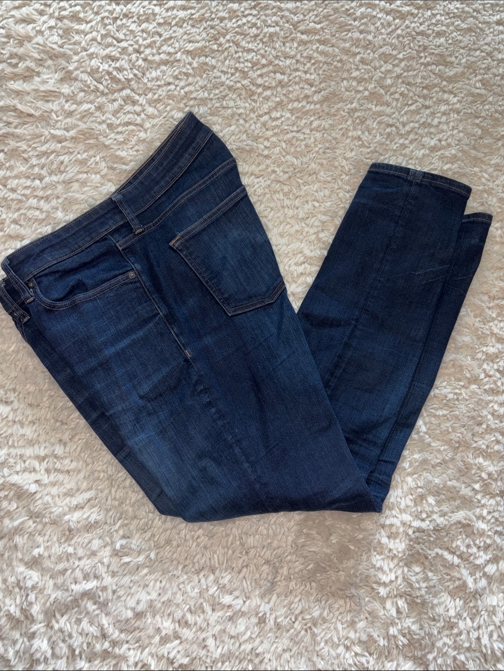 ⭐️🌴 Express Men's Skinny Jeans in Dark Blue Denim
